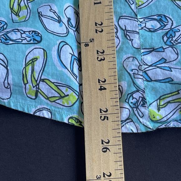 Madison & Max Womens Button Up Shirt Plus Size 16W Flip Flop Cotton Summer - Picture 9 of 9